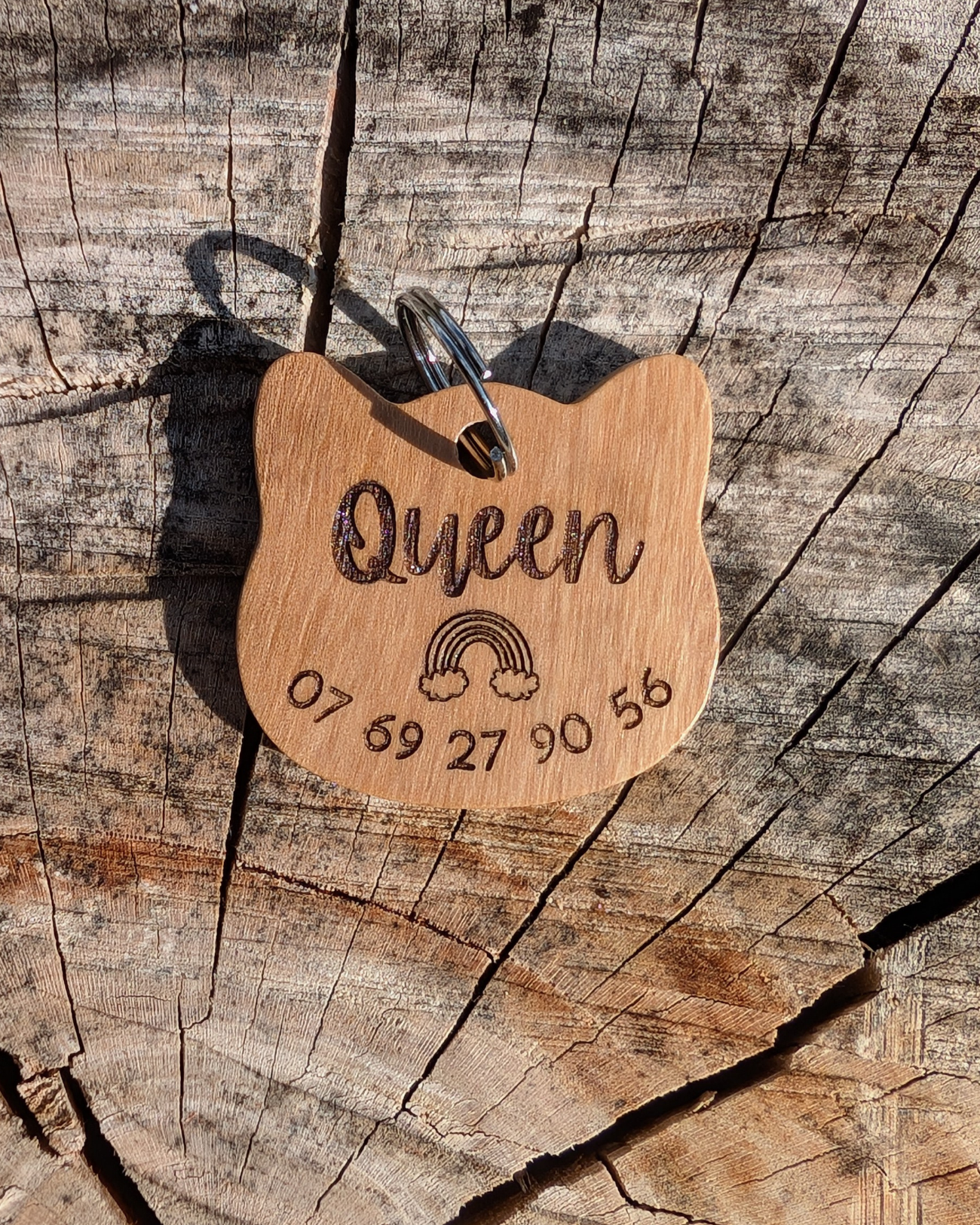 Médaille Gravée en Bois · Ultra légère