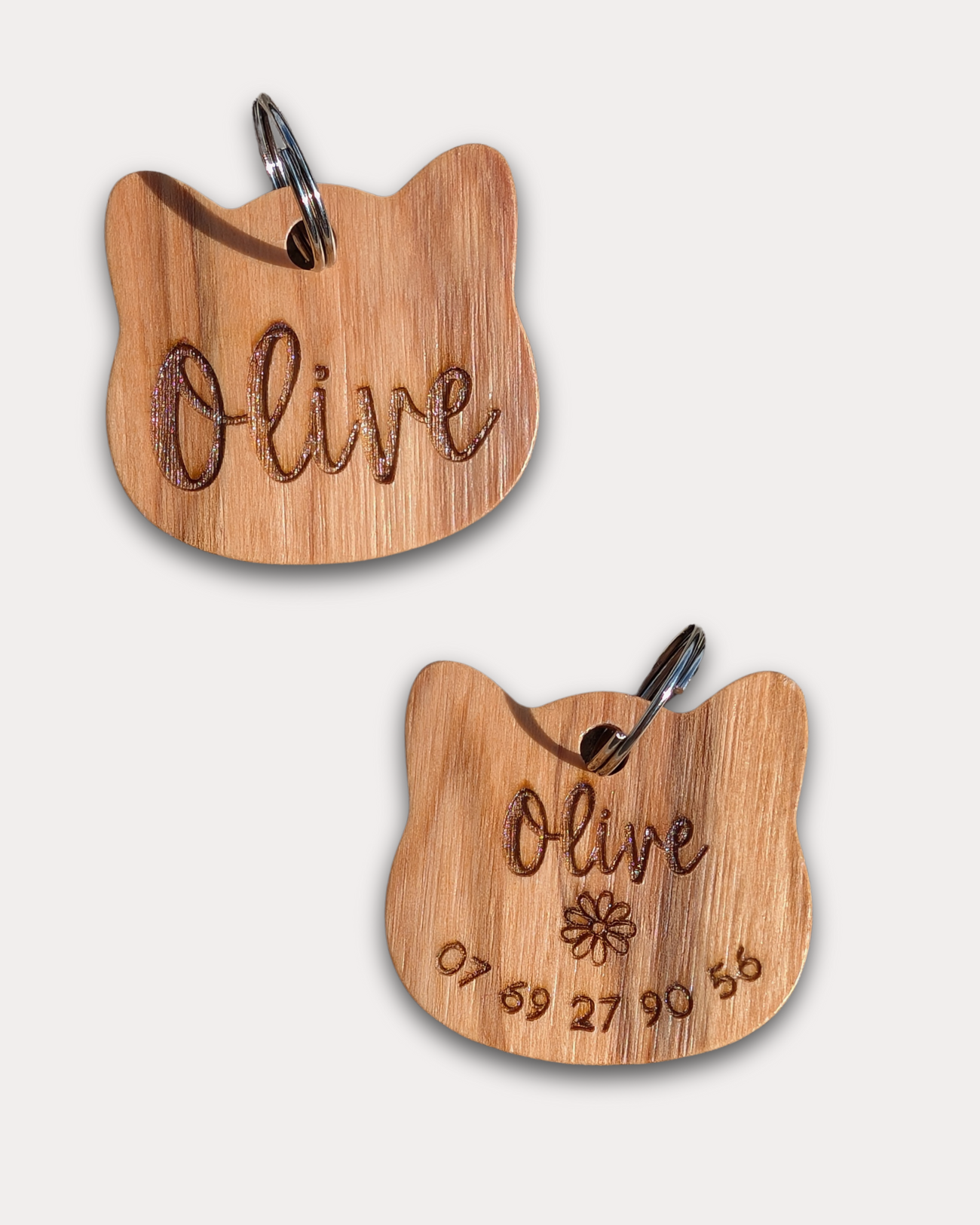 Médaille Gravée en Bois · Ultra légère