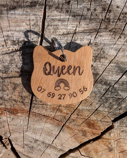 Médaille Gravée en Bois · Ultra légère