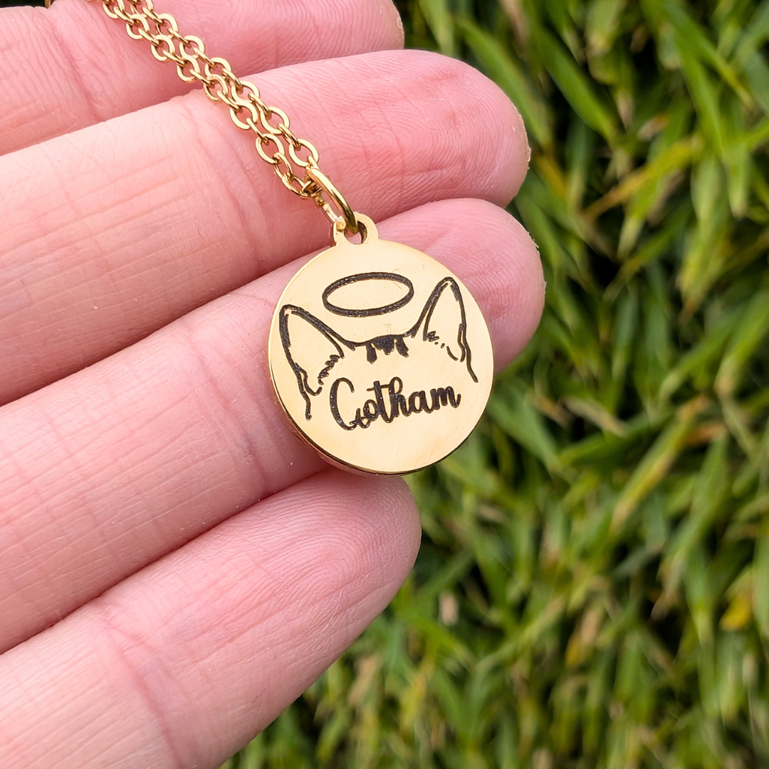Collier personnalisé gravé 💕