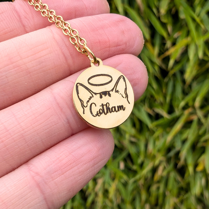 Collier personnalisé gravé 💕