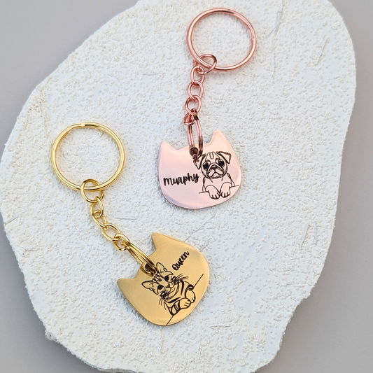 Porte-clé Personnalisé Gravé