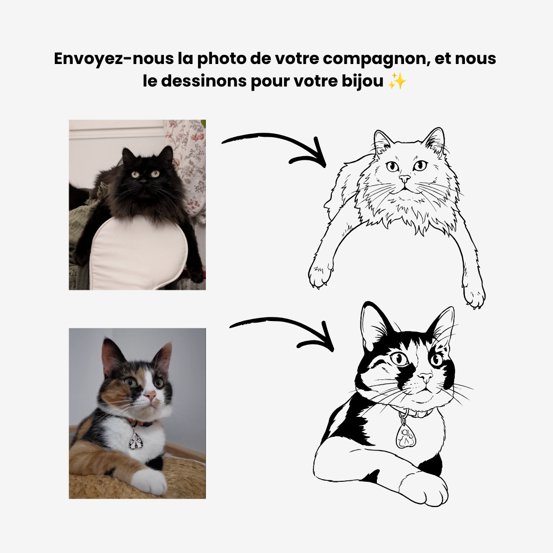 Collier personnalisé gravé 💕