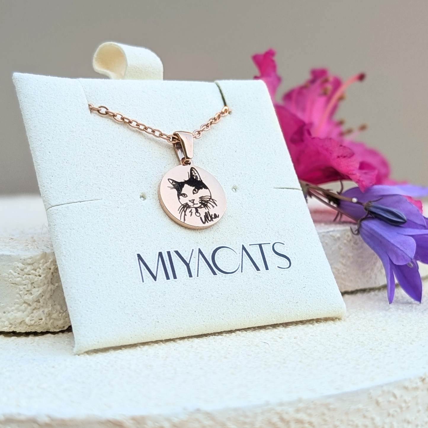 Collier personnalisé gravé 💕