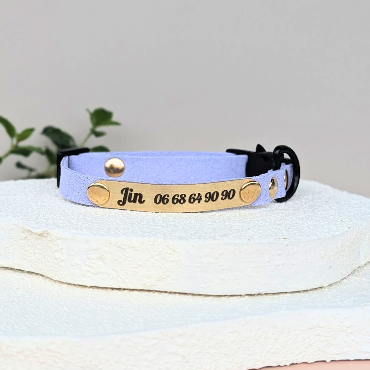 Miya Cats · Collier Anti-étranglement gravé pour Chats