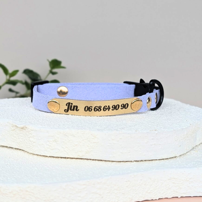 Miya Cats · Collier Anti-étranglement gravé pour Chats