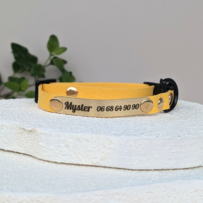 Miya Cats · Collier Anti-étranglement gravé pour Chats