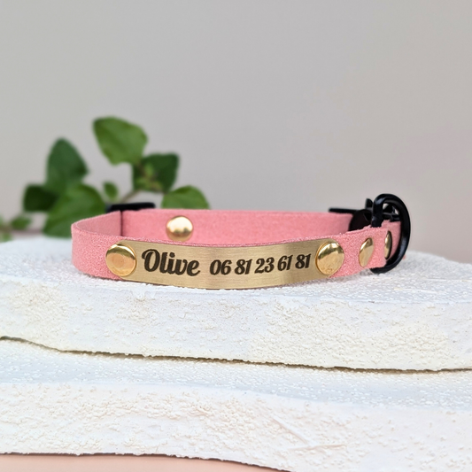 Miya Cats · Collier Anti-étranglement gravé pour Chats