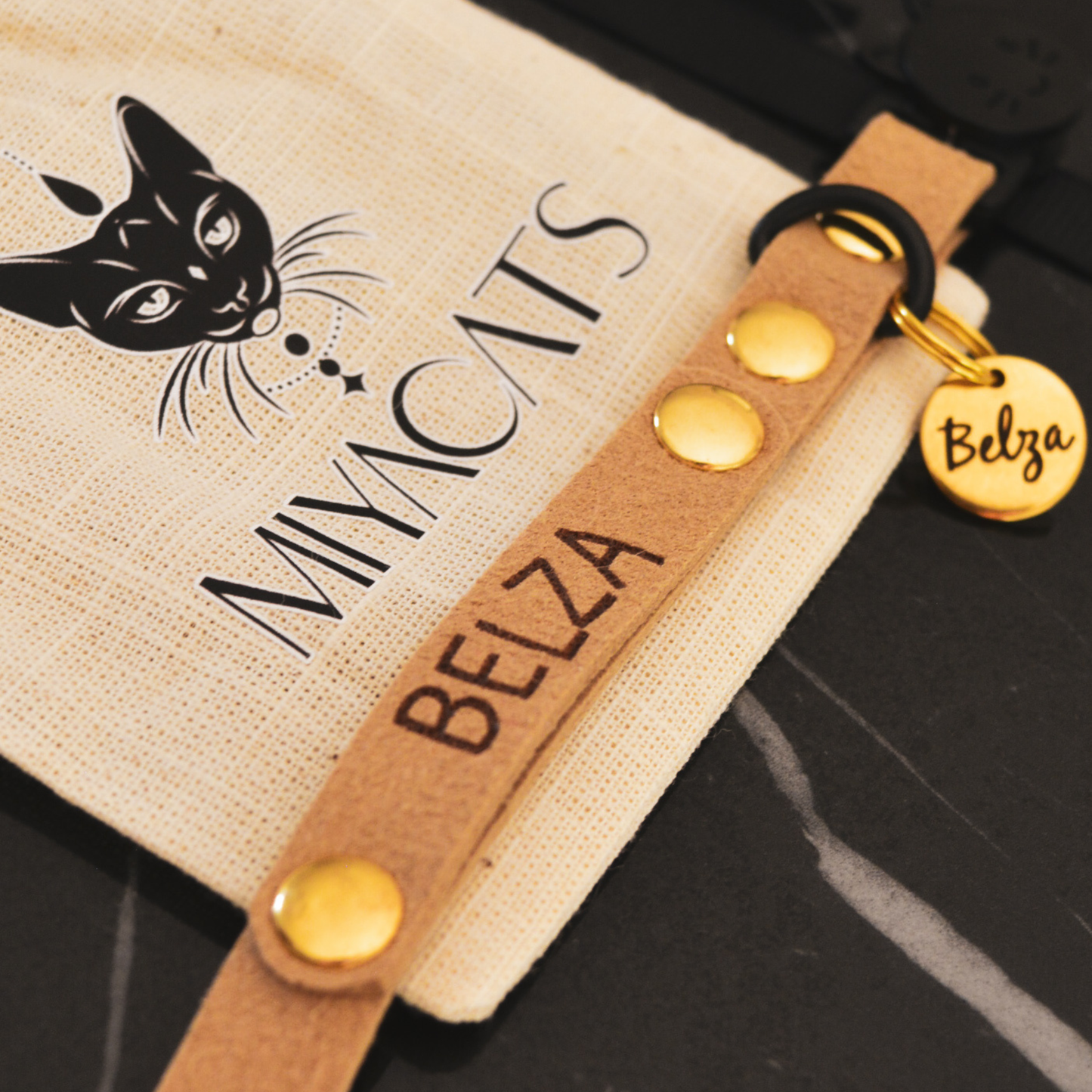 Collier Anti-étranglement Personnalisé pour Chats