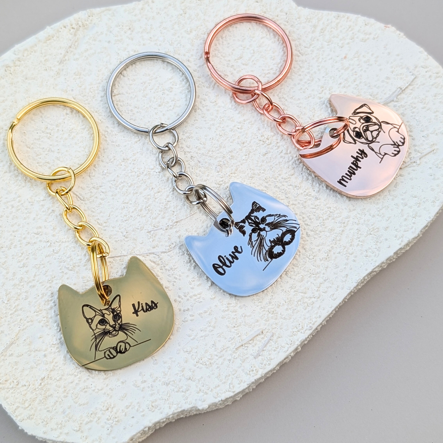 Porte-clé Personnalisé Gravé