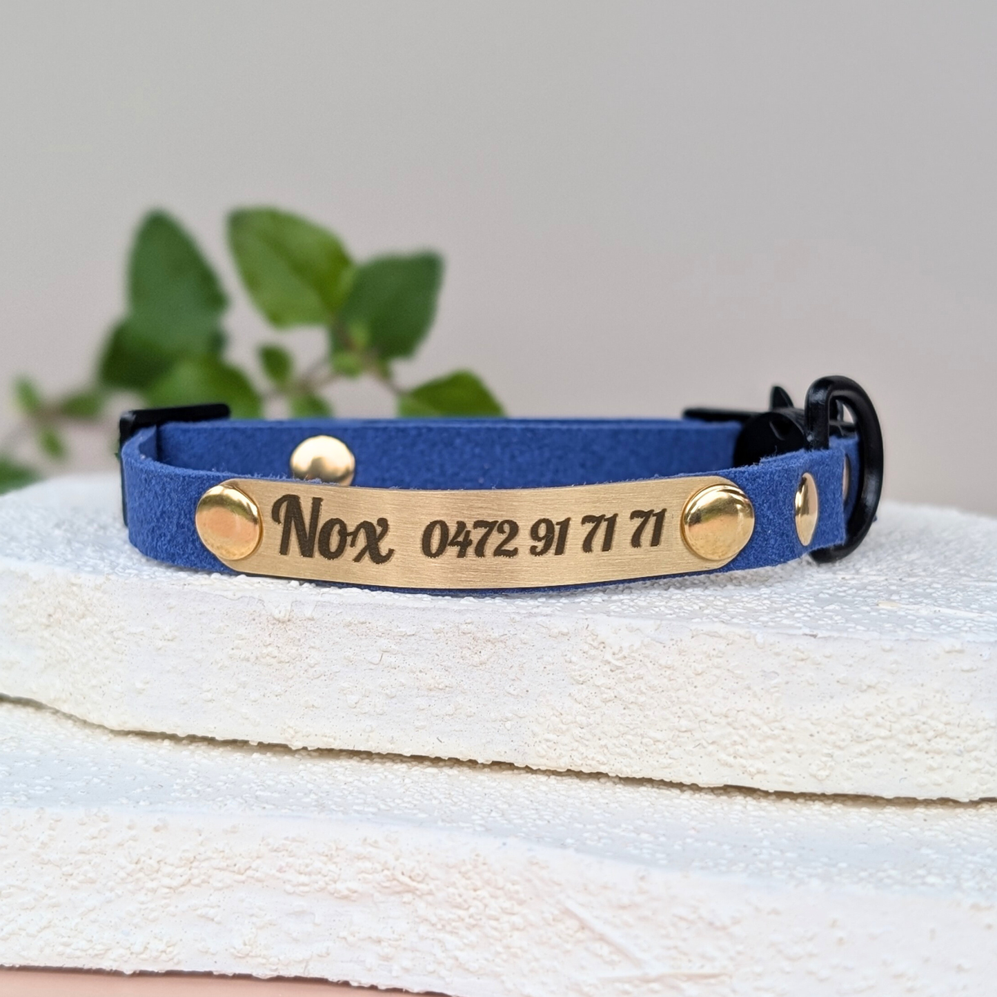 Miya Cats · Collier Anti-étranglement gravé pour Chats