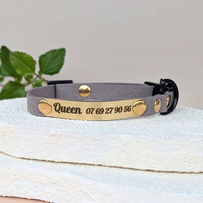 Miya Cats · Collier Anti-étranglement gravé pour Chats