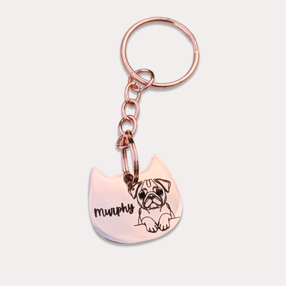 Porte-clé Personnalisé Gravé