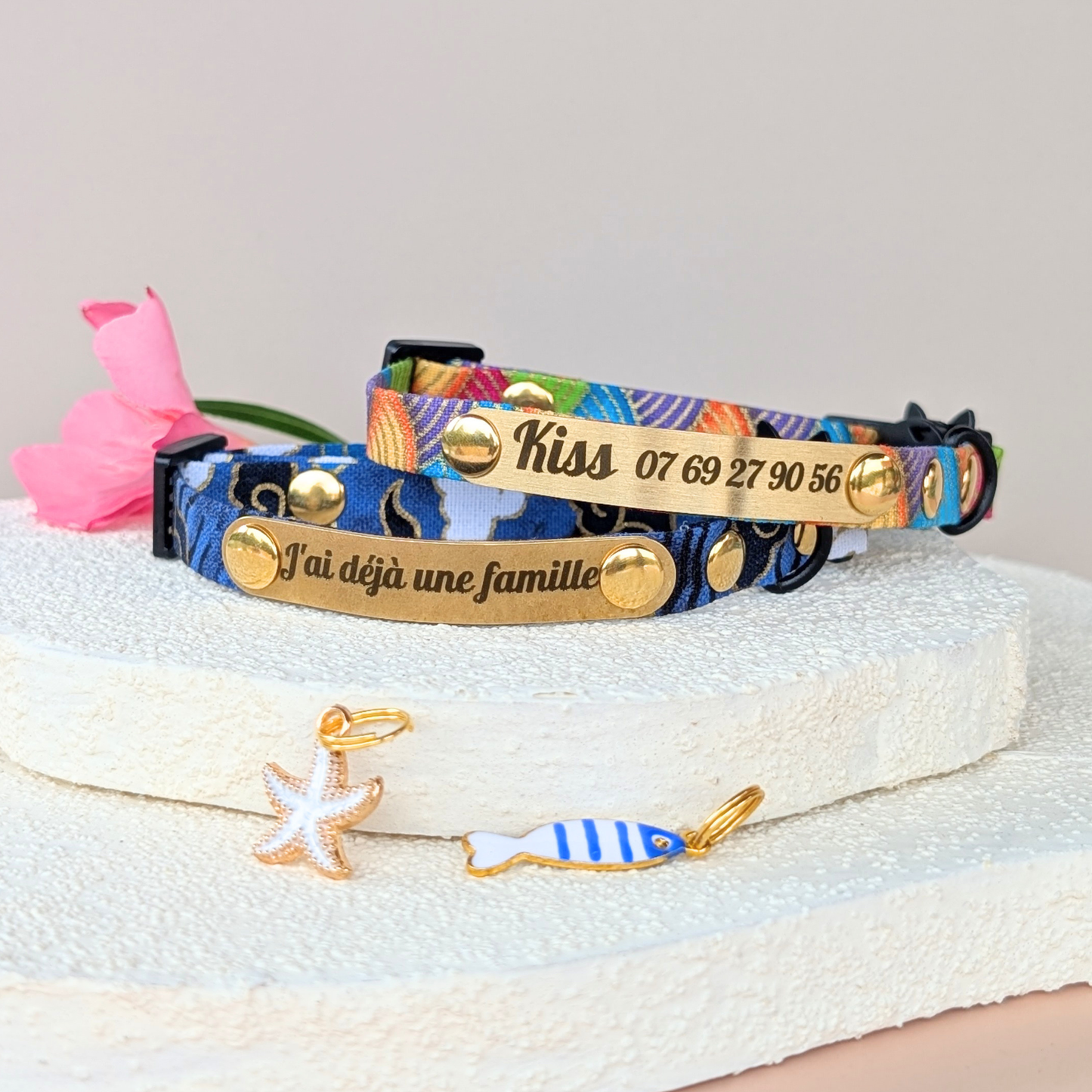 (NEW!) Collier Anti-étranglement pour chat · Edition Summer