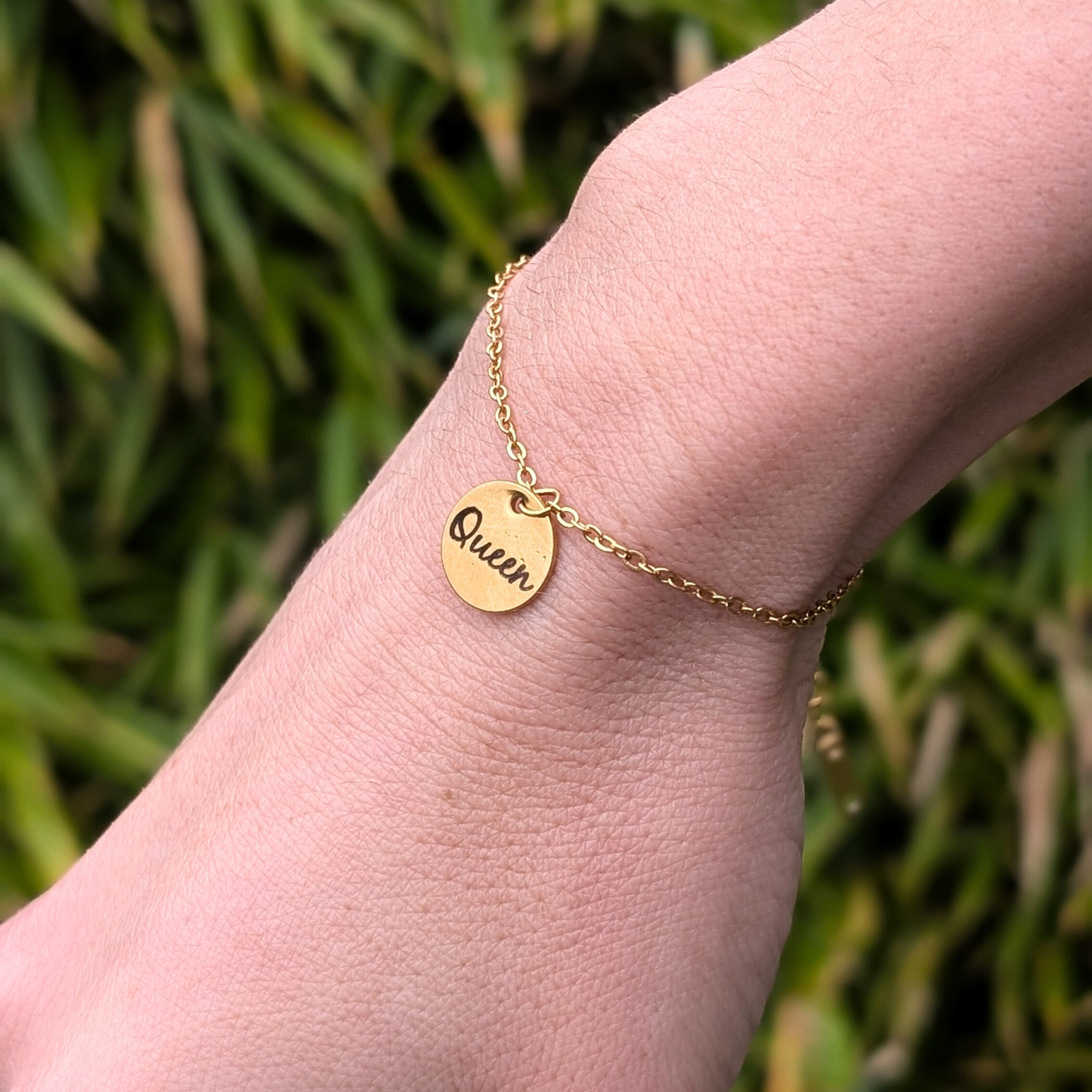 Bracelet et collier personnalisés gravés